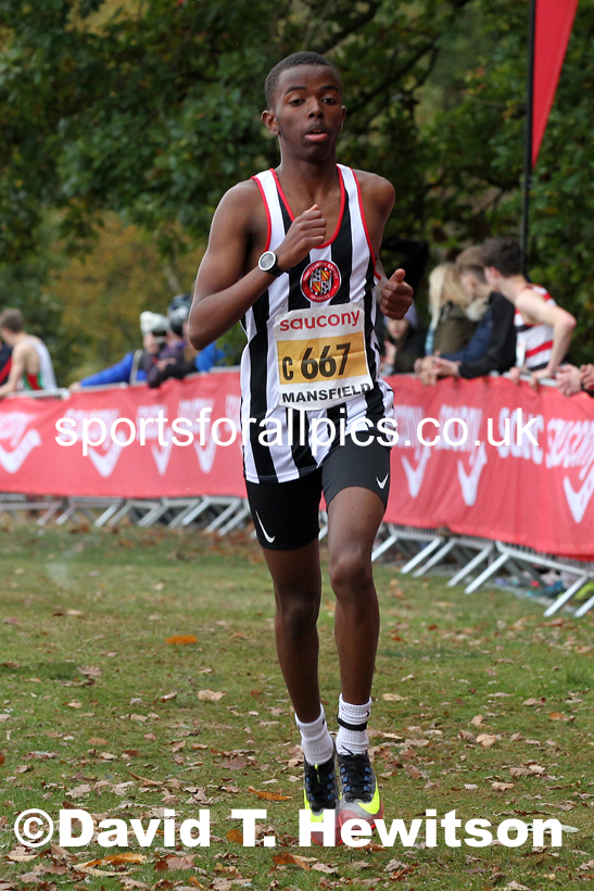 Mens under-17s 2021 National Cross Country Relays, Berry Hill Park, Mansfield. Photo: David T. Hewitson/Sports for All Pics